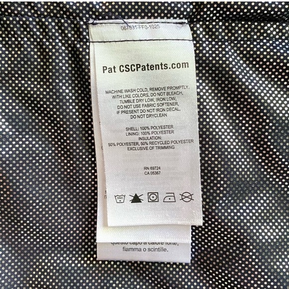 Columbia Sportswear Fuchsia Plum Jacket Kaleidoscope II Insulated M quilted zip - Picture 11 of 11